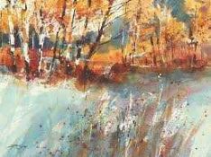 RRP £150 Brand New X3 Frost & Autumn Birches By Chris Forsey