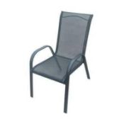 RRP £150 Garden Chairs In Grey X2 (CR1)