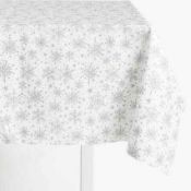 RRP £200 Unboxed Lot To Contain Including- Snowflake Table Cloth (Cr1)