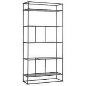 RRP £520 Brand New Hurston Display Unit, Silver Metal