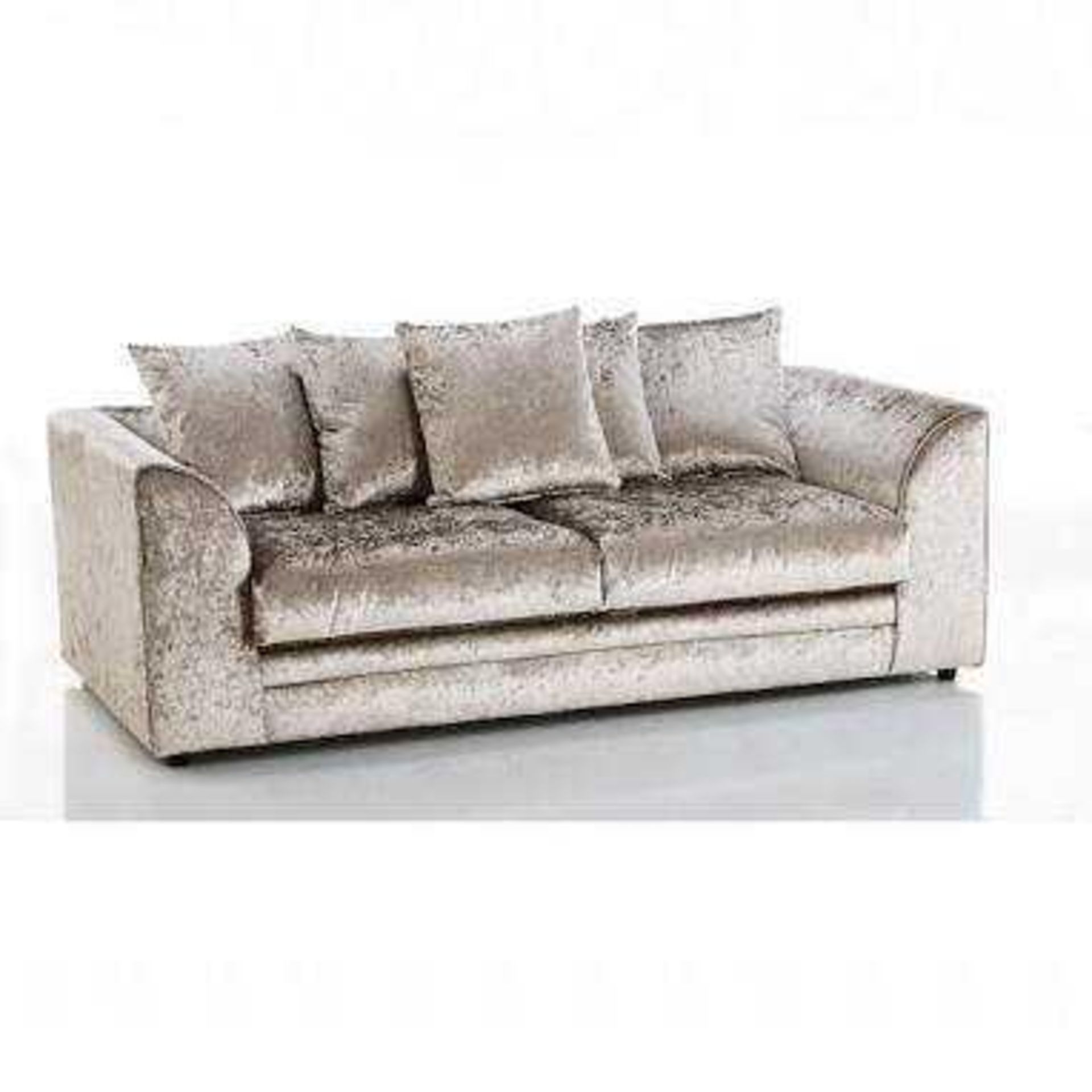 RRP £500 Ex Display Sophie Velvet 3 Seater Sofa