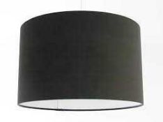 RRP £220 Unboxed X5 Assorted Lampshades Including Charcoal Lampshade(Cr1)