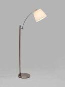 RRP £125 Boxed Swing Arm Floor Lamp (Cr2)