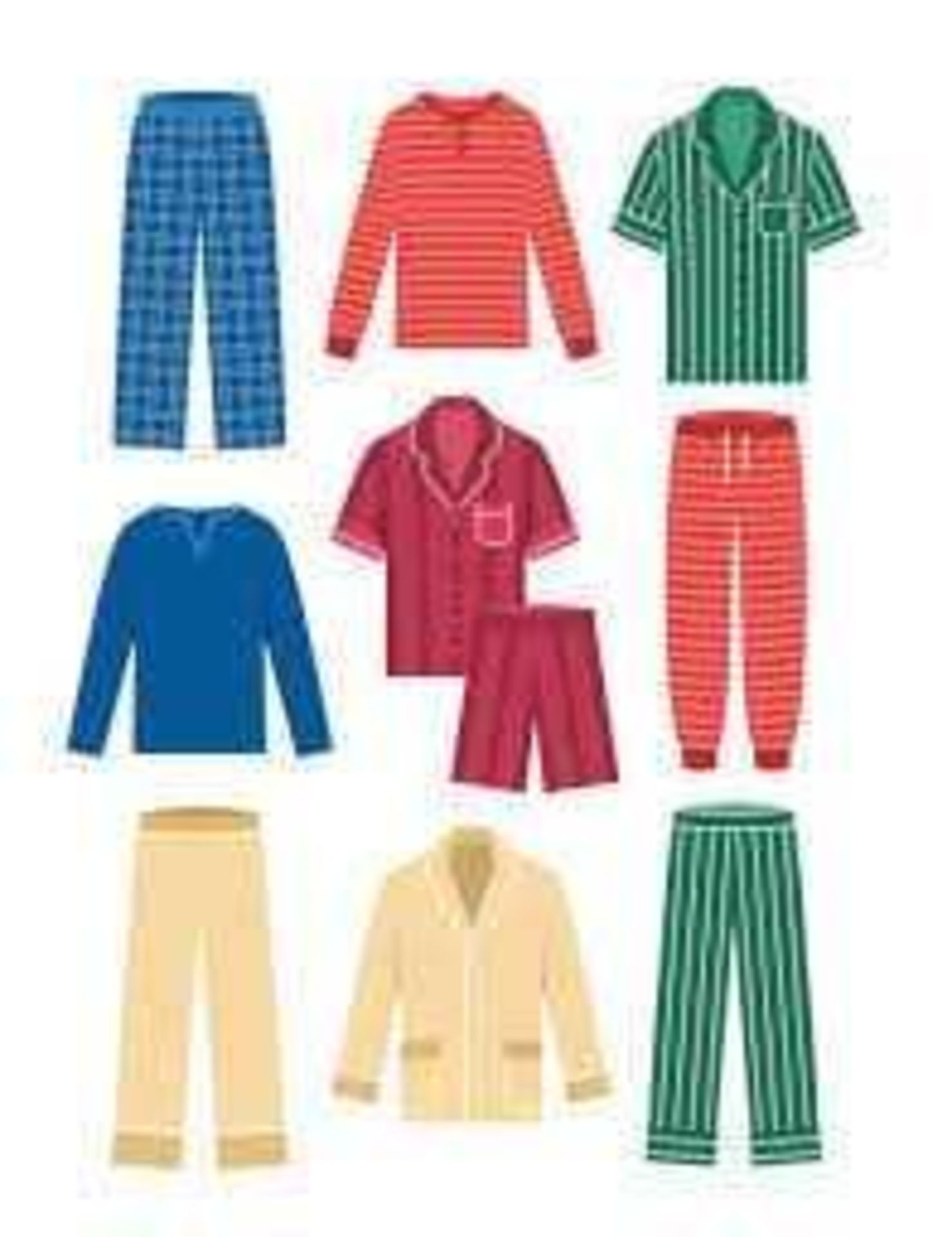 RRP £410 Lot Contains X12 Various Clothing Items Including Pj Top