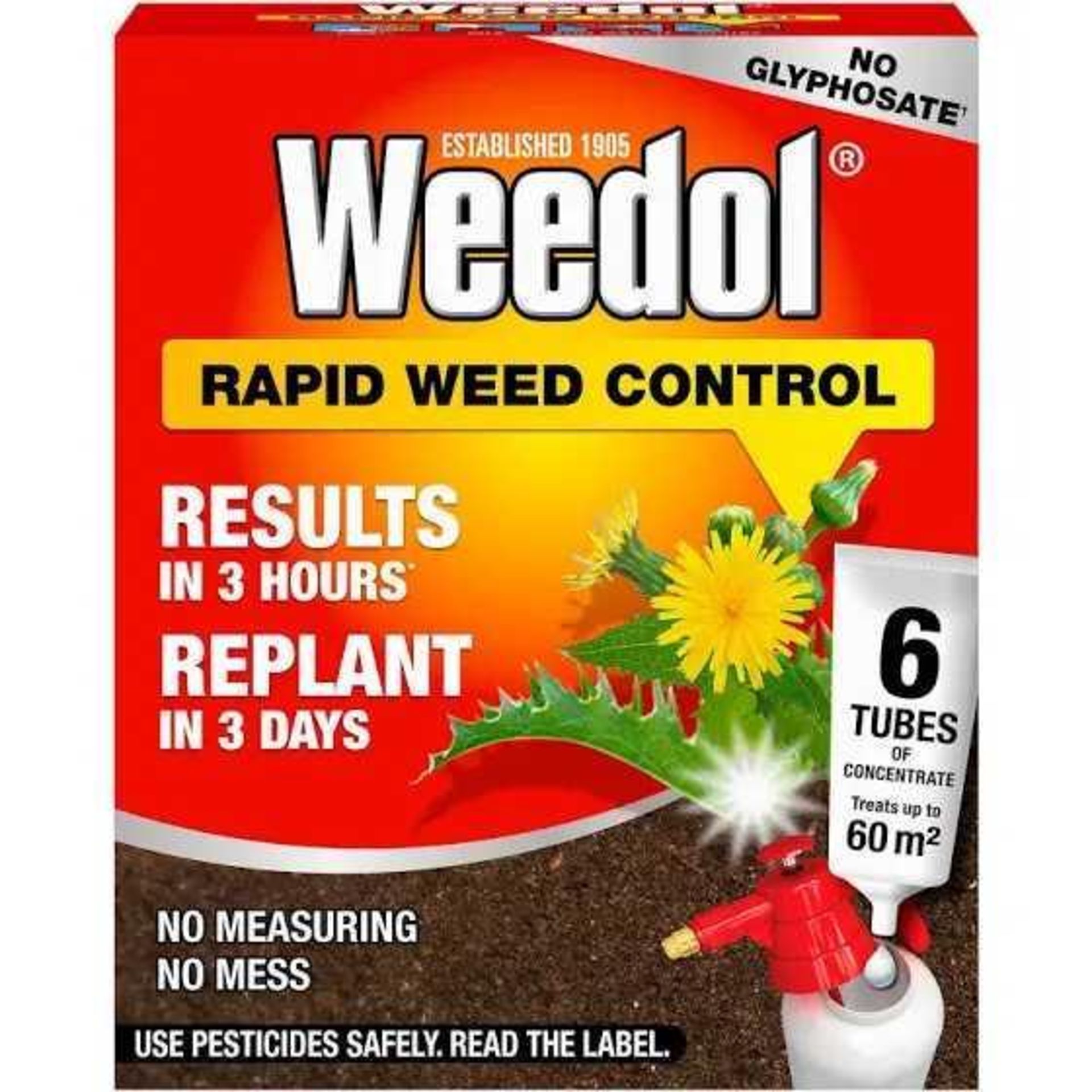 RRP £120 Brand New Boxed X3 Weedol Ultra Tough Weedkiller Concentrate