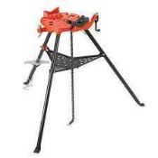 RRP £960 Brand New Boxed Ridgid 460-12 Portable Tristand Chain Vice(Cr1)