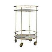 RRP £300 Octagonal Drinks Trolley(Cr2)