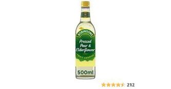 RRP £688 (Approx Count 32) spW57H6241k 11 x Robinsons Fruit Cordials Pressed Pear and Elderflower,