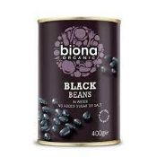 RRP £1182 (Approx. Count 427) spW56L8861N 393 x Biona Organic Black Beans, 400g - BBE (09/2023) 15 x