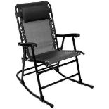 RRP £140 Brand New X2 Amazon Basics Folding Rocking Chair