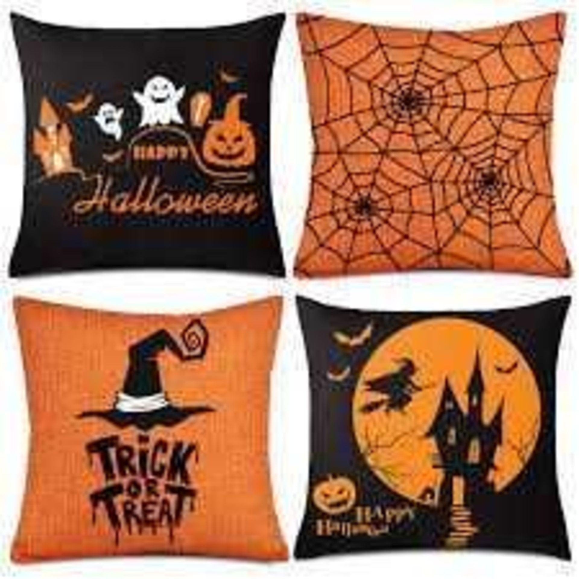 RRP £200 Brand New Assorted Pillows Including Halloween Pillows