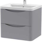 RRP £220 Boxed Envy 600Mm Glass Basin (Cr2)
