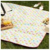 RRP £200 Brand New Amazon Basics Picnic Blanket With Waterproof Liner