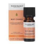 RRP £200 Boxed Approx. X20 Tisserand May Chang Ethnically Harvested Pure Essential Oils(Cr1)