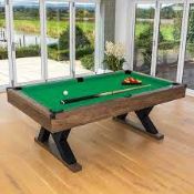 RRP £500 Lot To Contain Pool Table (Damaged) And A Double Bed (Part Lot)