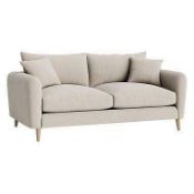 RRP £600 Ex Display 3 Seater Sofa, Natural