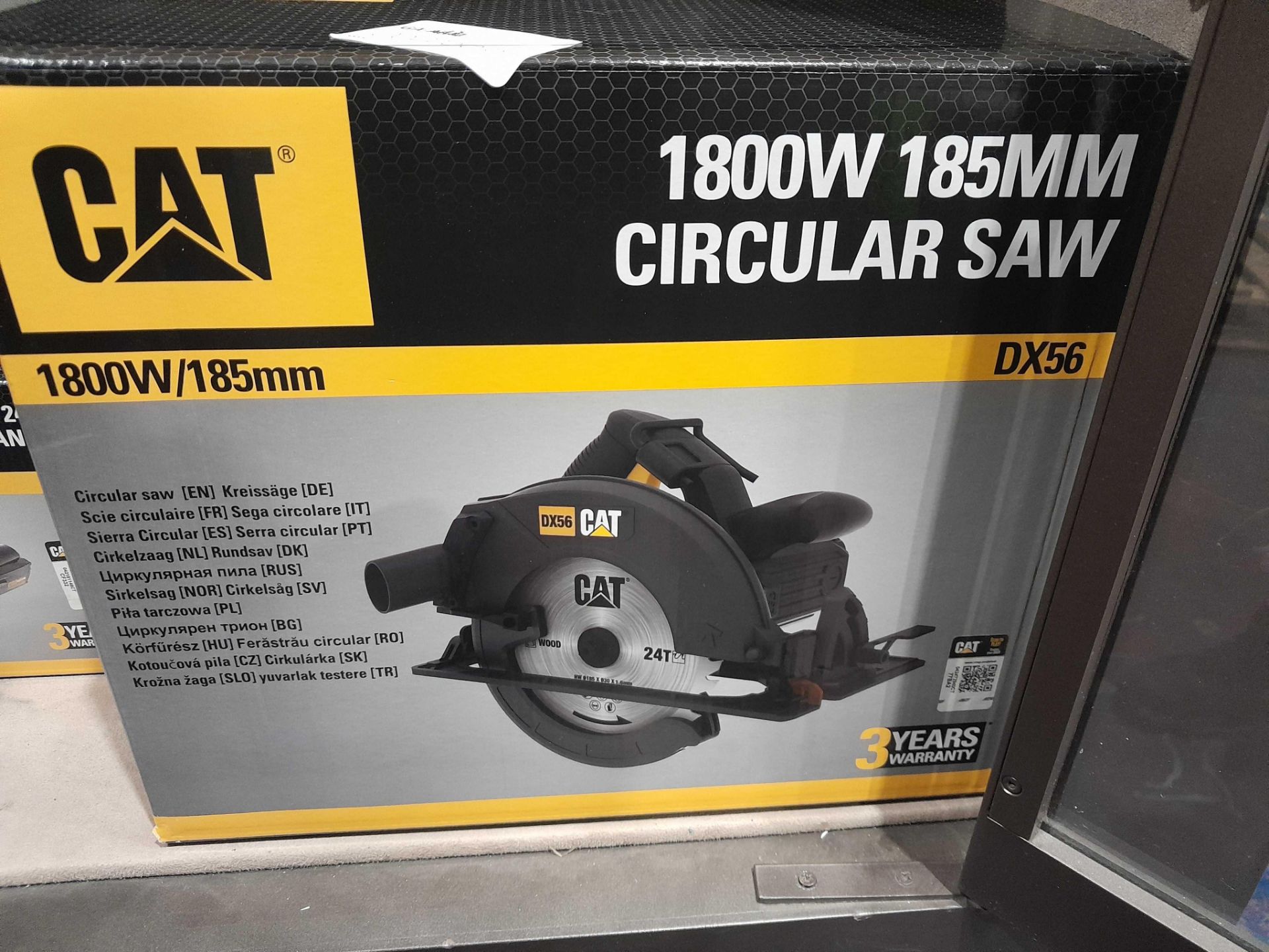 RRP £225 Brand New Boxed Cat 1800W Circular Saw Dx56 - Image 2 of 2