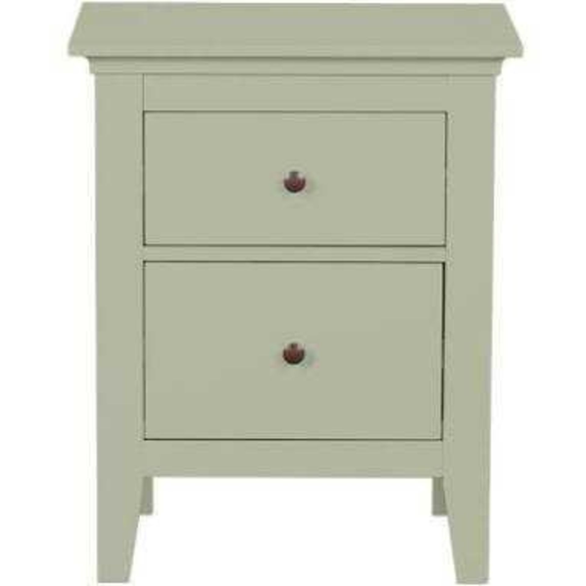 RRP £160 Bedside Chester Drawers, Light Green(Cr2)