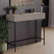 RRP £350 Ex Display Aztec Console Table