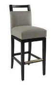 RRP £200 Boxed Craven Bar Stool In Black (Cr2)