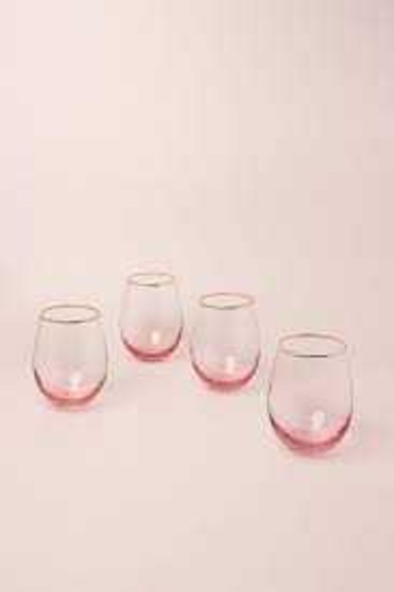 RRP £200 Boxed Lot To Contain X4 Assorted Ombre Glasses (Cr2)