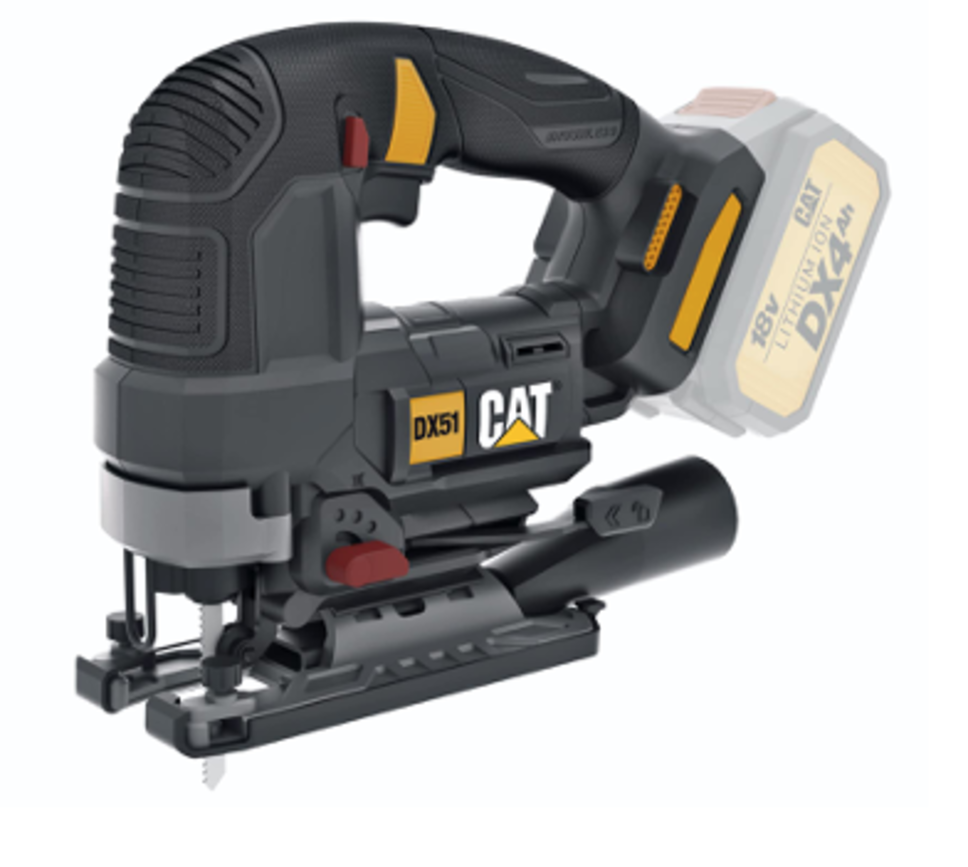 RRP £271 Brand New Cat 18V cordless Jig Saw With Brushless Motor (Tool Only)DX51B