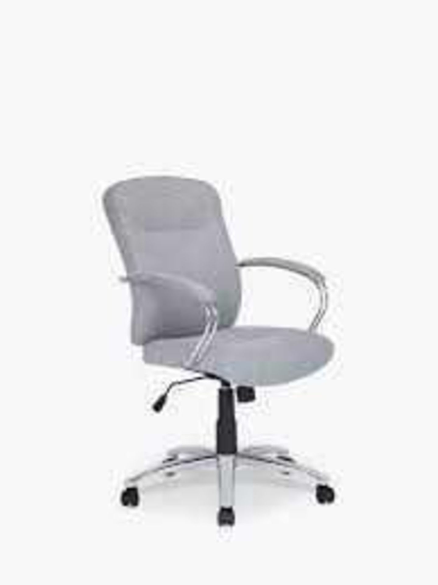 RRP £180 Unboxed John Lewis Anyday Fabric Office Chair In Grey(Cr1)