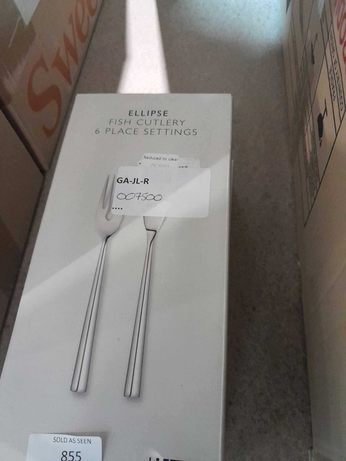 RRP £210 Boxed X3 Items Including- Ellipse Fish Cutlery Place Settings (Cr1) - Image 2 of 2