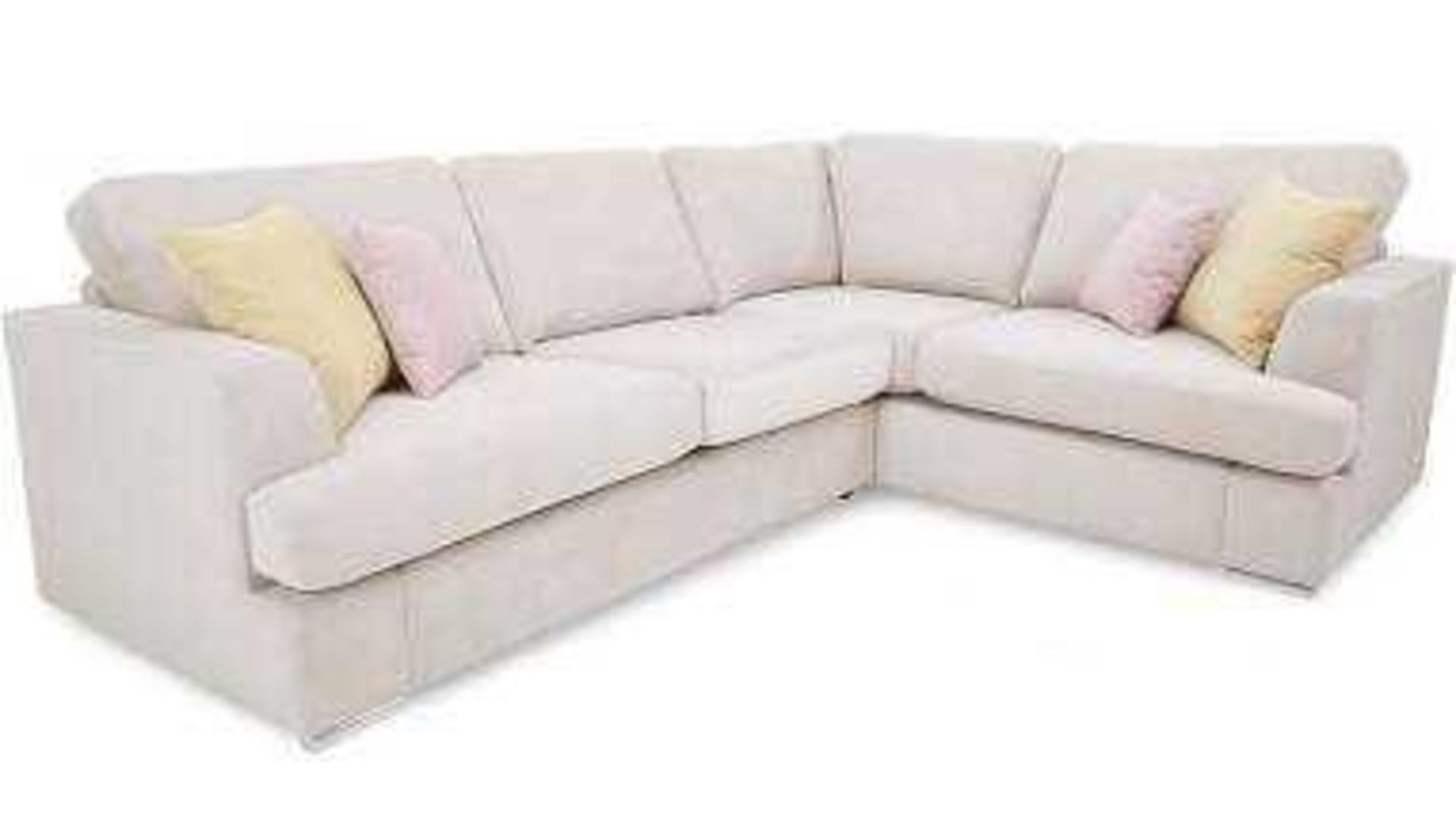 RRP £1700 Ex Display John Lewis 5 Seater Beige Corner Sofa