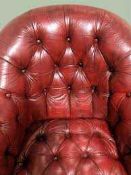 RRP £500 Ex Display Sofology Vintage Leather Armchair In Red
