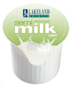 **RRP £1764 (Approx. Count 243) spW57n5891s 242 x LAKELAND Semi-Skimmed Milk Pots (Pack of 120) -