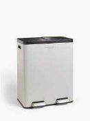 RRP £200 Boxed X4 Assorted Bins Including 40L 2 Section Recycler, Various Bins(Cr2)