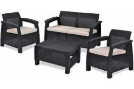 RRP £350 Brand New Boxed Keter Corfu Set