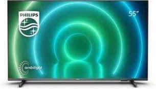 RRP £450 Boxed Philips 50" 4K Tv(Cr3)