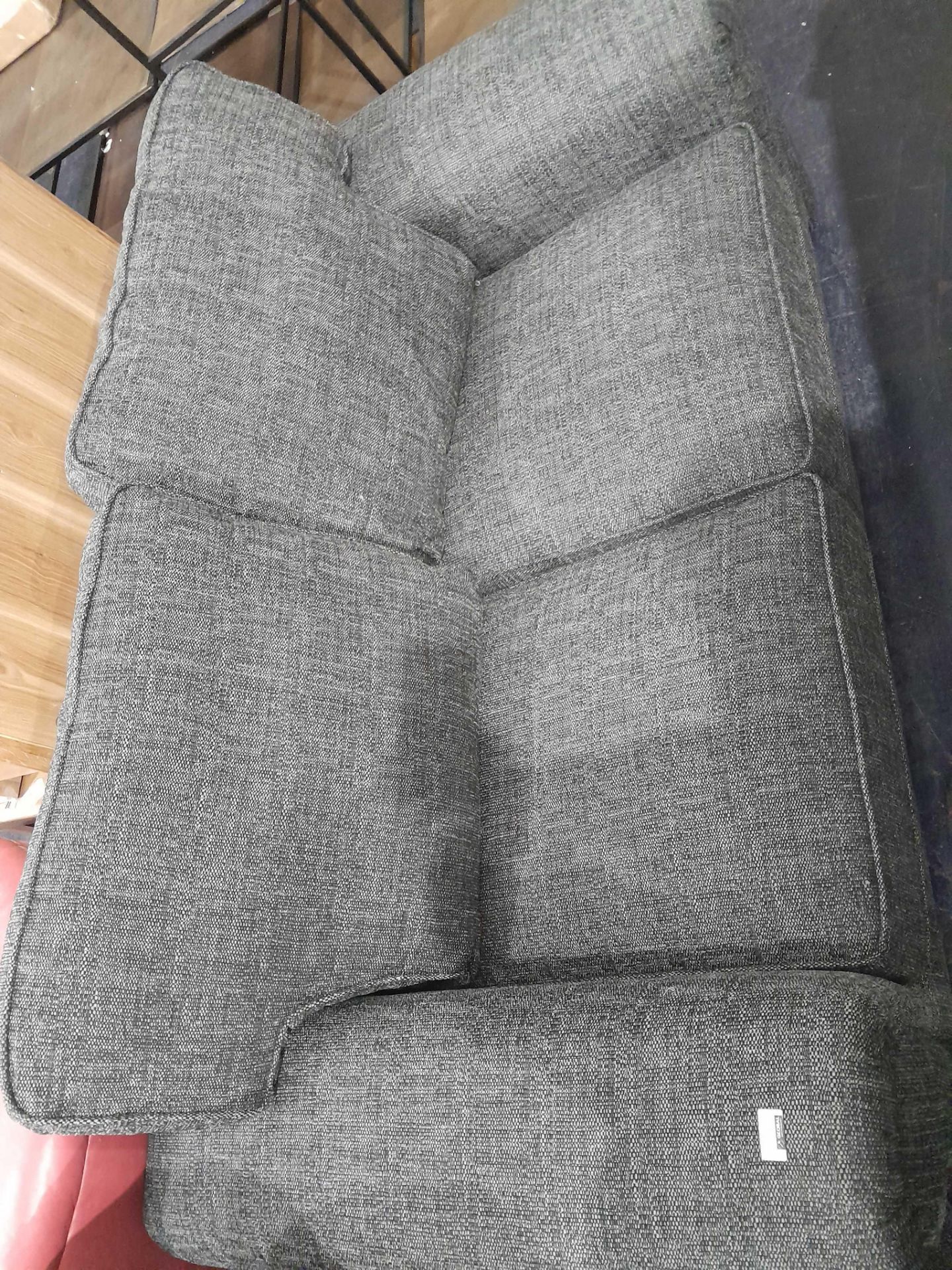 RRP £550 2 Seater Charcoal Sofa (Cr2) - Image 2 of 2