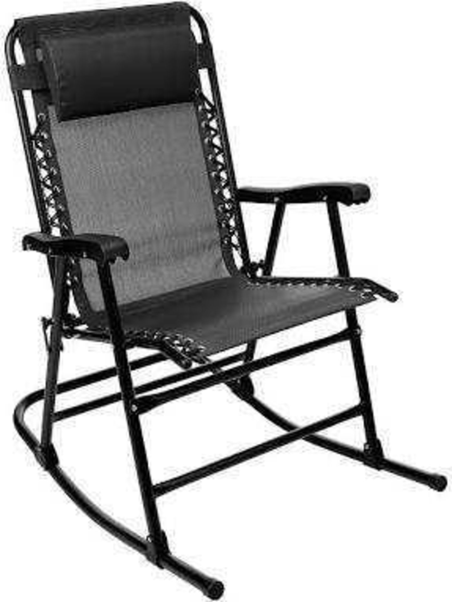 RRP £140 Brand New X2 Amazon Basics Foldable Rocking Chairs
