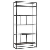 RRP £520 Hurston Display Cabinet, Gold(Cr1)