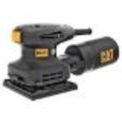 RRP £45 Brand New Boxed Cat 1/4 Sheet Palm Sander 240W Dx47 (S)