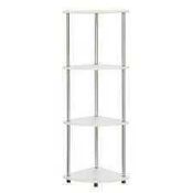 RRP £220 Boxed & Unboxed X4 Items Including X3 4 Tier Corner Shelf(Cr2)