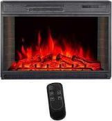 RRP £190 Boxed Warmiehomy Melvin Belfry Electric Fireplace Heater(Cr2)