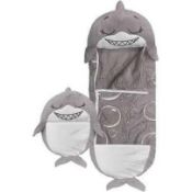 RRP £200 Brand New X4 Happy Nappers Grey Shark Large Sleeping Bags
