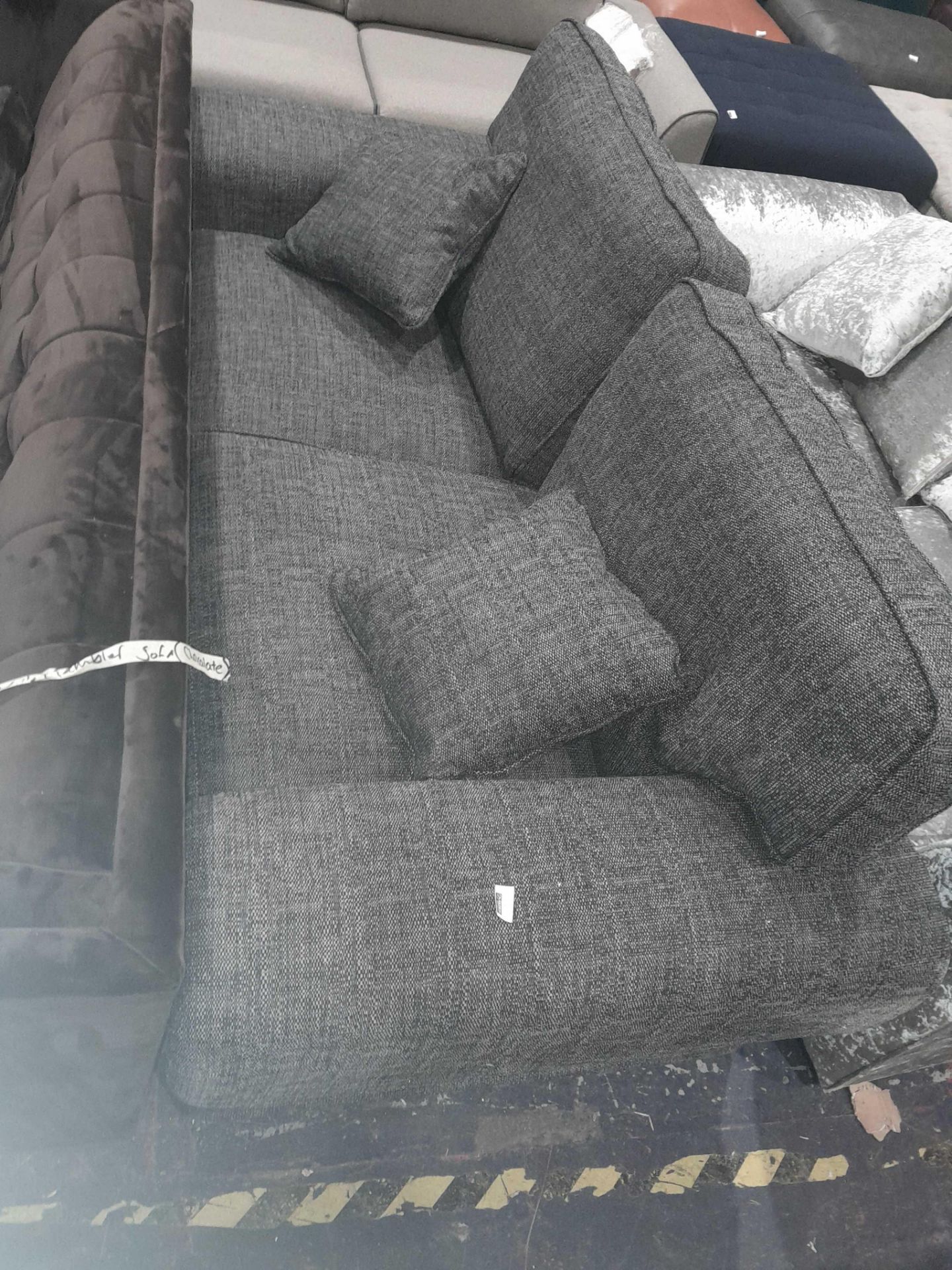 RRP £600 Ex Display Seater Cushioned Sofa - Image 2 of 2
