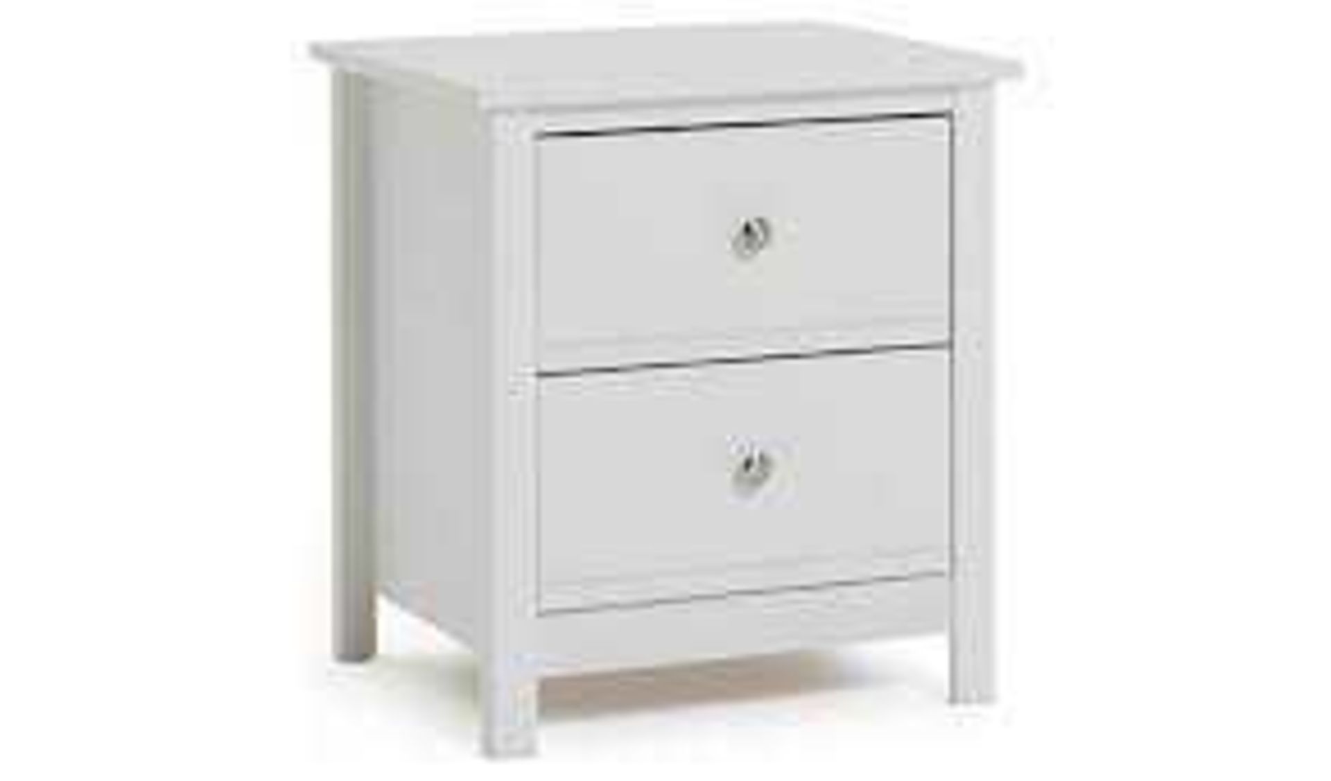 RRP £350 Ex Display Bedside 2 Drawer Table