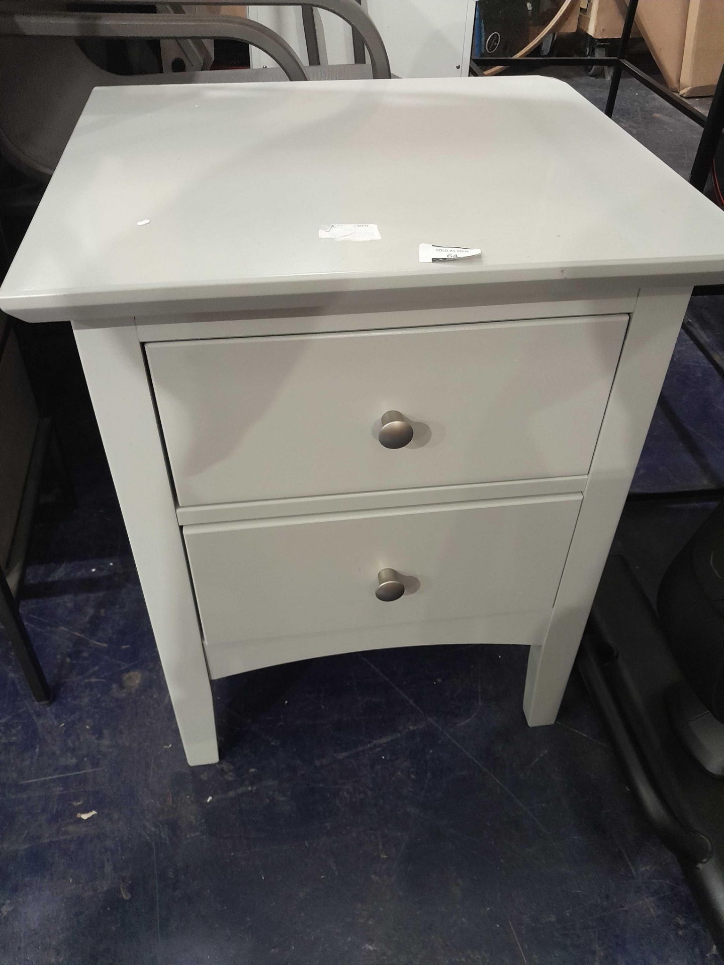 RRP £350 Ex Display Bedside 2 Drawer Table - Image 2 of 2