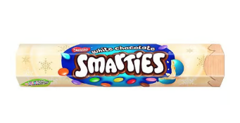 RRP £4773 (Approx. Count 327) spW57H6239R 115 x Smarties White Chocolate Giant Tubes, Christmas