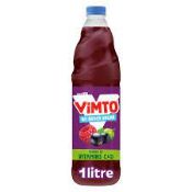 RRP £803 (Approx Count 148)spW62W2996Y 93 x Vimto Squash, 1 l (Pack of 1)(BBE 07/24) 14 x The London