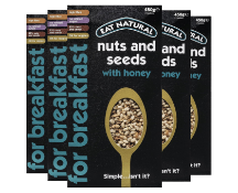 RRP £1265 (Approx. Count 82) (H85)  spSBG31C2KF 5 x Eat Natural Nuts & Seeds Breakfast Cereal with