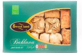 RRP £229 (Approx Count 70)spW62V0072p 11 x Sweetland London - Vegan Baklava Selection - 250g(BBE