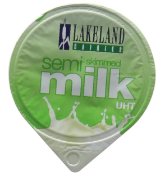 **RRP £1764 (Approx. Count 243) spW57n5891s 242 x LAKELAND Semi-Skimmed Milk Pots (Pack of 120) -