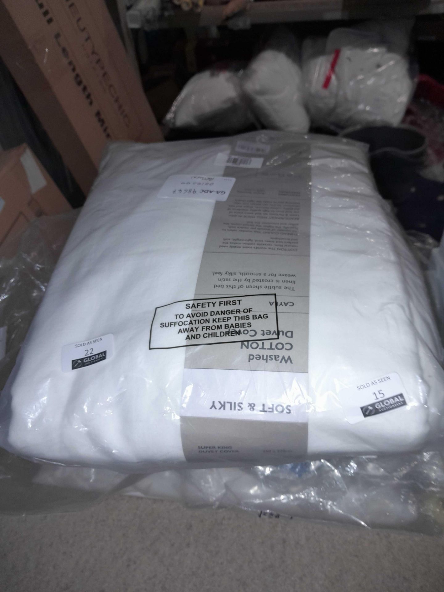 RRP £200 Unboxed Lot To Contain Assorted Items Including Washed Cotton Duvet Cover(Cr2) - Image 2 of 2